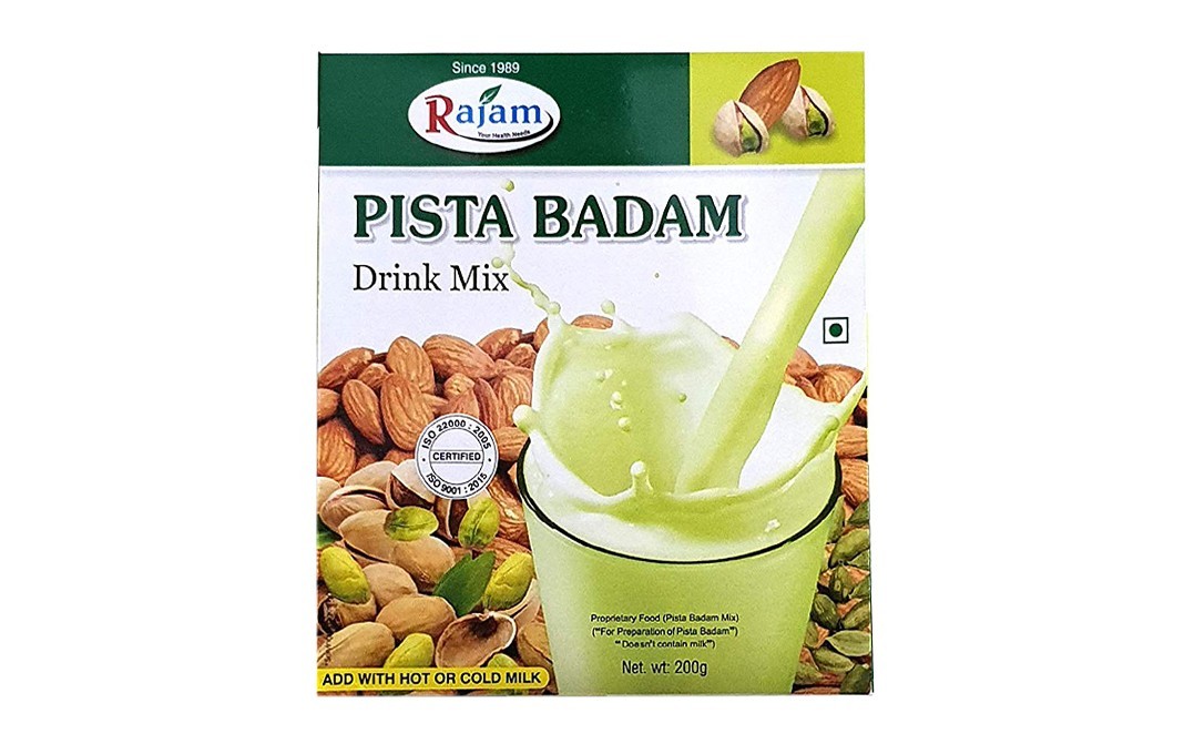 Rajam Pista Badam Drink MIx    Box  200 grams